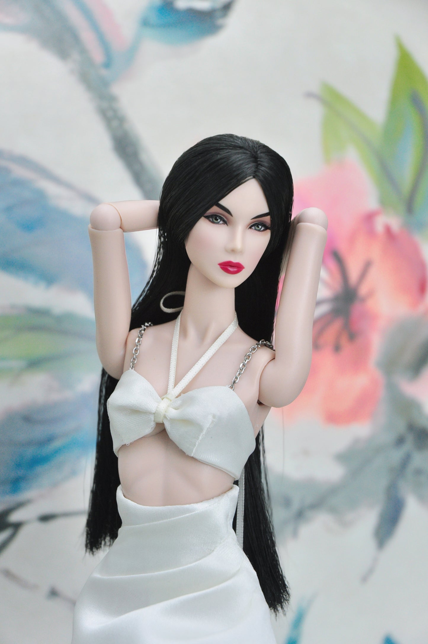 SUMMER NEVER ENDS | Croptop and high-waisted long skirt for Fashion Royalty & 12" fashion doll