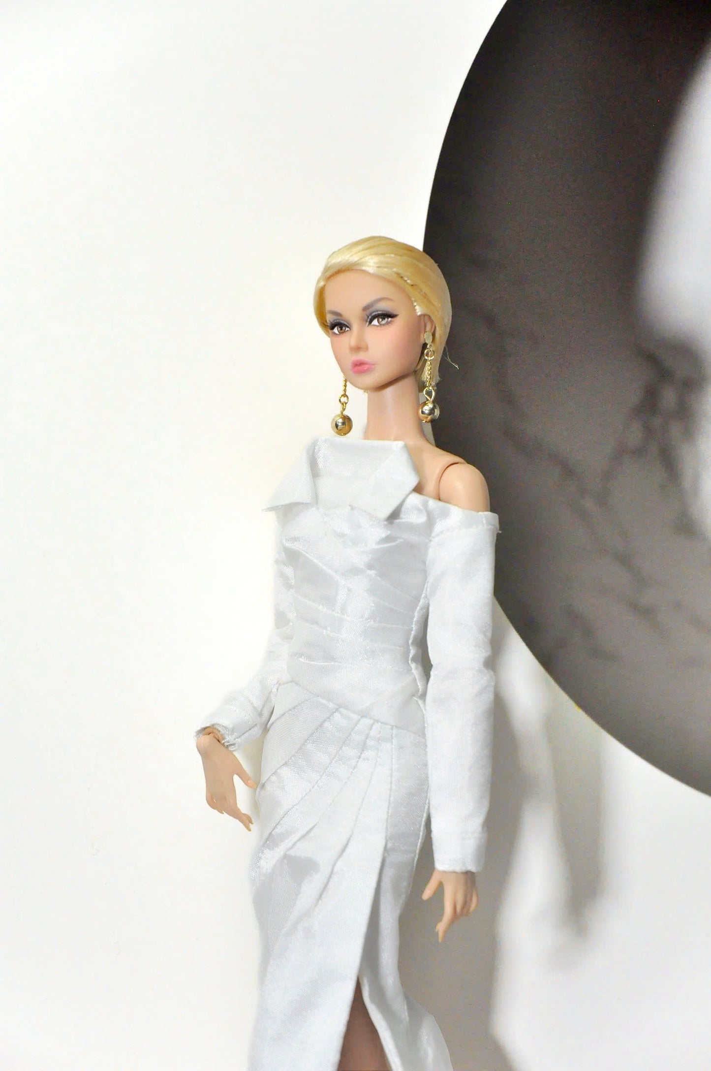 HAUTE | Draping neckless dress for Fashion Royalty 6.0 & NU FACE doll