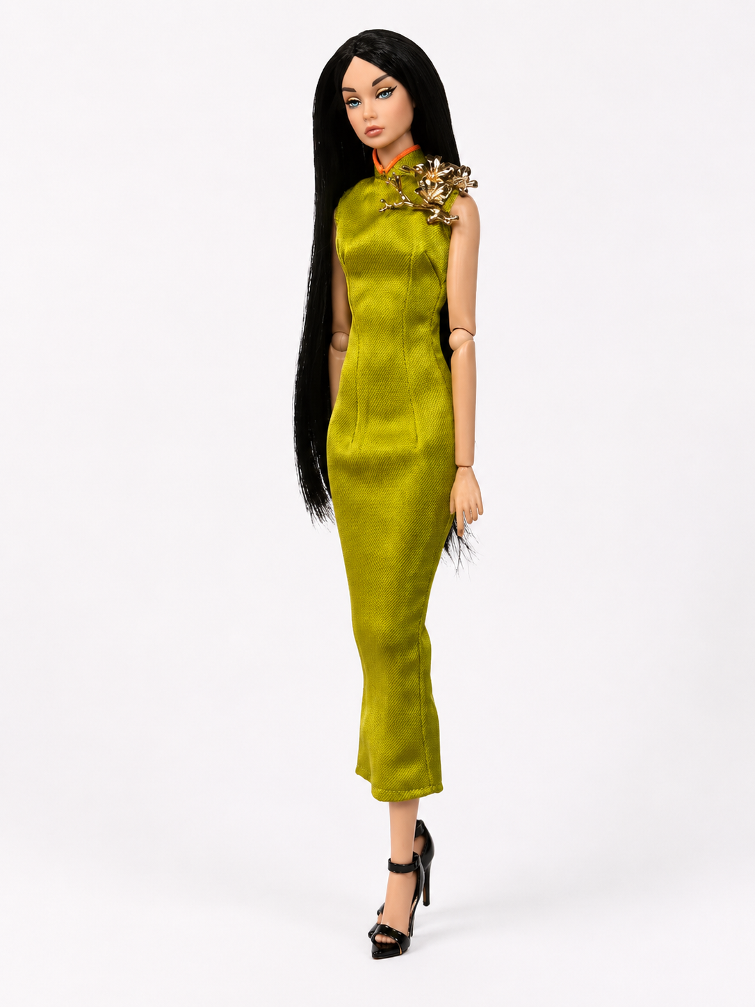 QIPAO | 1/6 Scale Qipao Dress - Handmade Chinese Cheongsam Gown for Fashion Dolls - Zipper Closure - Fits Fashion Royalty, Poppy Parker, Integrity Toys, Similar 12 Inch Dolls (Copy) (Copy) (Copy) (Copy) (Copy)