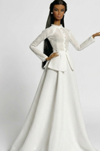HAUTE | Ivory Elegance Couture Gown Set for Fashion Royalty Dolls 12” / 1:6 Scale Doll Clothes