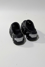 3D PROJECT | Black Studded Platform Clogs  For 1/6 High Fashion doll shoes  Flat Feet Dolls Only