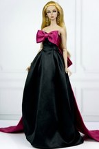 BASIC | Midnight Reverie Gown – Couture Evening Dress for 12” Fashion Dolls