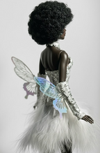BASIC | Fairylight Sequin Feather Couture Gown for 1/6 Scale High Fashion Doll Clothes