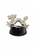 3D PROJECT | Imperial Silver Dragon Belt Buckle Luxury Miniature Hardware for 1/6 Scale Fashion Dolls