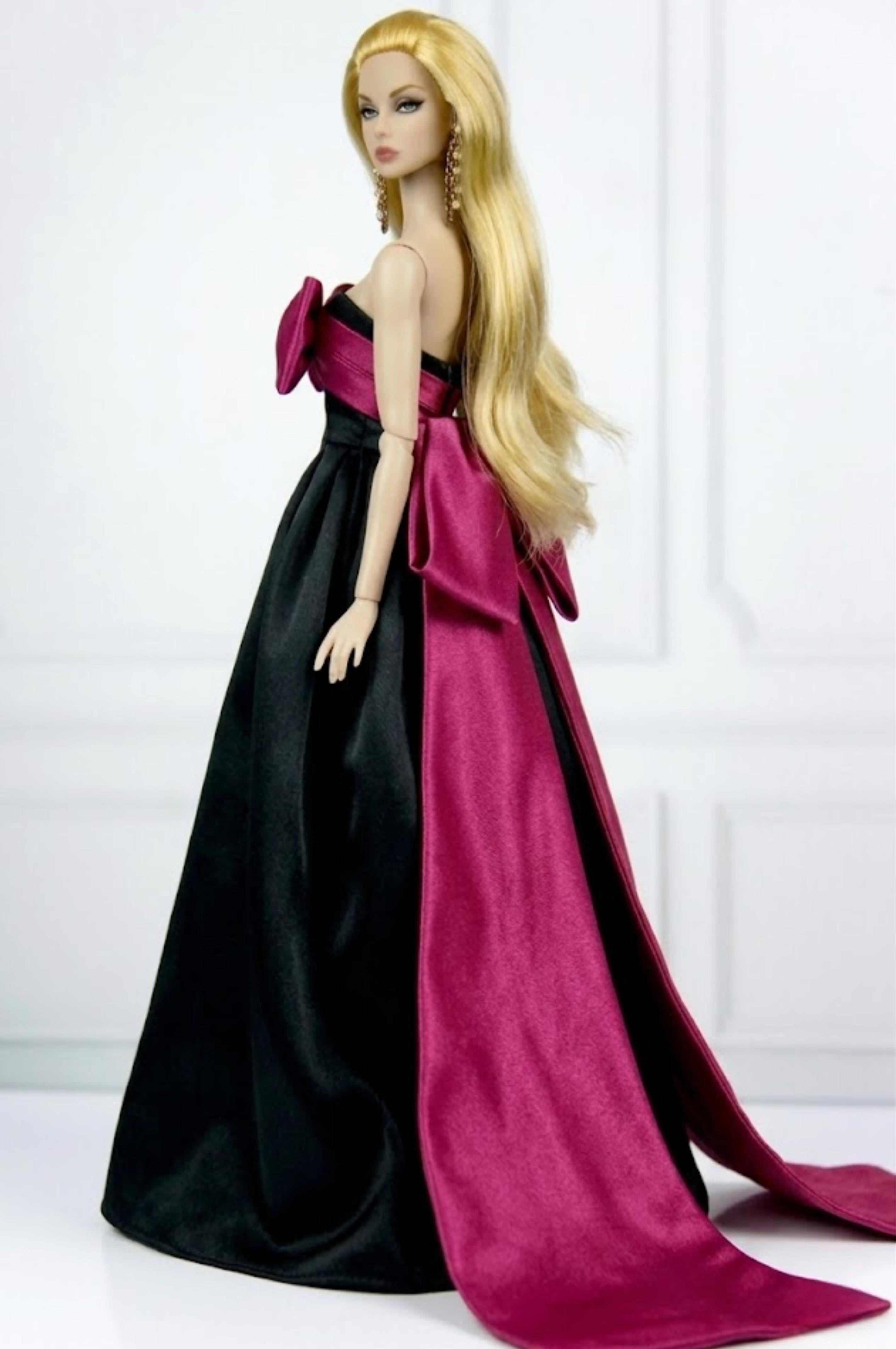 BASIC | Midnight Reverie Gown – Couture Evening Dress for 12” Fashion Dolls