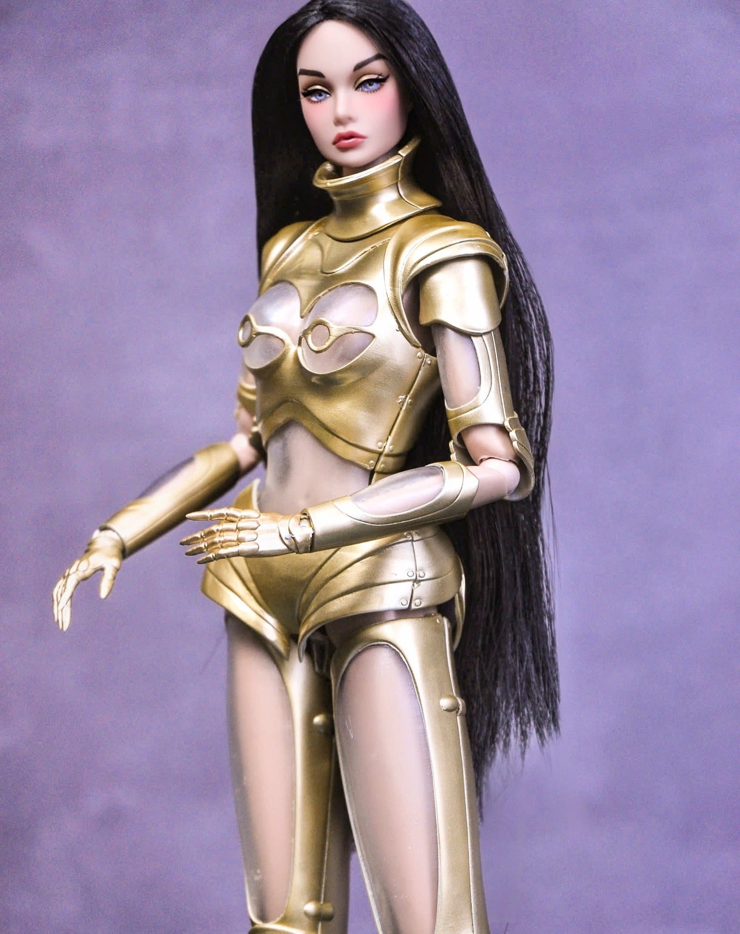 ROBOTIC GLAMOUR | 3D printing suit for Fashion Royalty FR 6.0 & NU FACE doll - Matte Effect Finishing