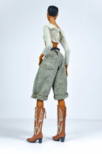Basic Outfit – Knit Crop Top, Cargo Culottes (1/6 Scale - Fashion Royalty doll clothes)