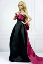 BASIC | Midnight Reverie Gown – Couture Evening Dress for 12” Fashion Dolls