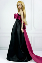 BASIC | Midnight Reverie Gown – Couture Evening Dress for 12” Fashion Dolls