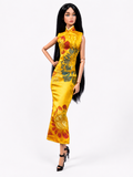 QIPAO | 1/6 Scale Qipao Dress - Handmade Chinese Cheongsam Gown for Fashion Dolls - Zipper Closure - Fits Fashion Royalty, Poppy Parker, Integrity Toys, Similar 12 Inch Dolls (