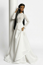 HAUTE | Ivory Elegance Couture Gown Set for Fashion Royalty Dolls 12” / 1:6 Scale Doll Clothes