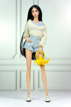 3D PROJEC | 1/6 Scale Shark Bag for Dolls – Mini Plastic Ocean Handbag Accessory for  Fashion Royalty