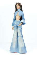 DENIM FEVER | Skyline Muse Denim Set – Fashion Royalty 6.0 Doll Clothes