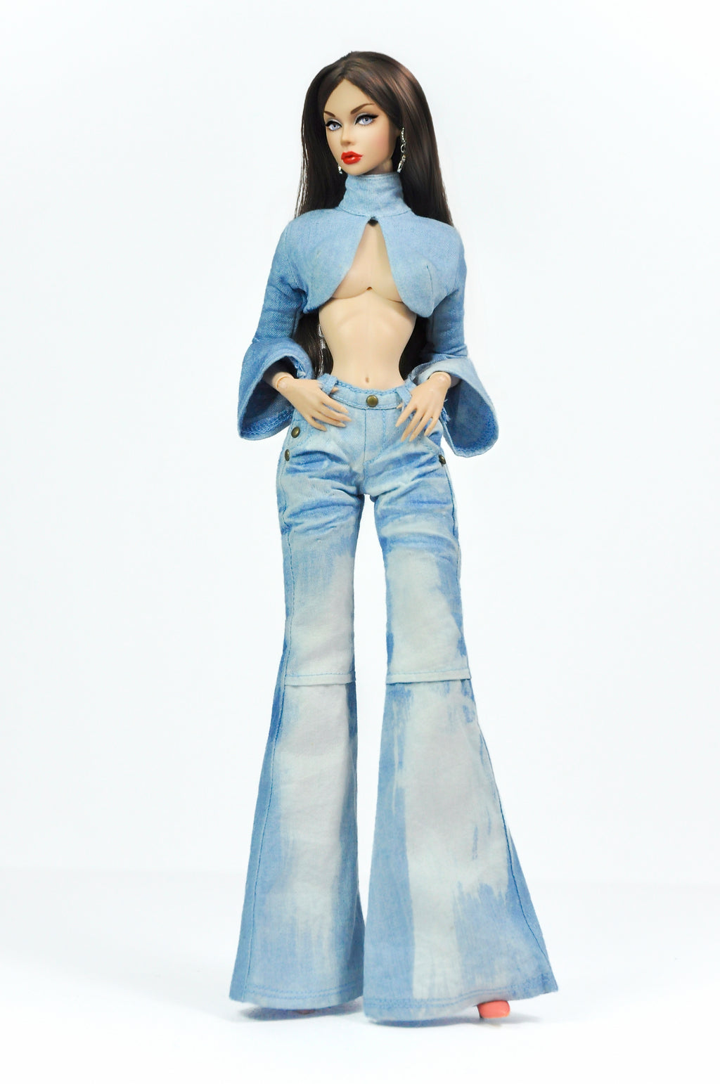 DENIM FEVER | Skyline Muse Denim Set – Fashion Royalty 6.0 Doll Clothes