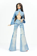 DENIM FEVER | Skyline Muse Denim Set – Fashion Royalty 6.0 Doll Clothes