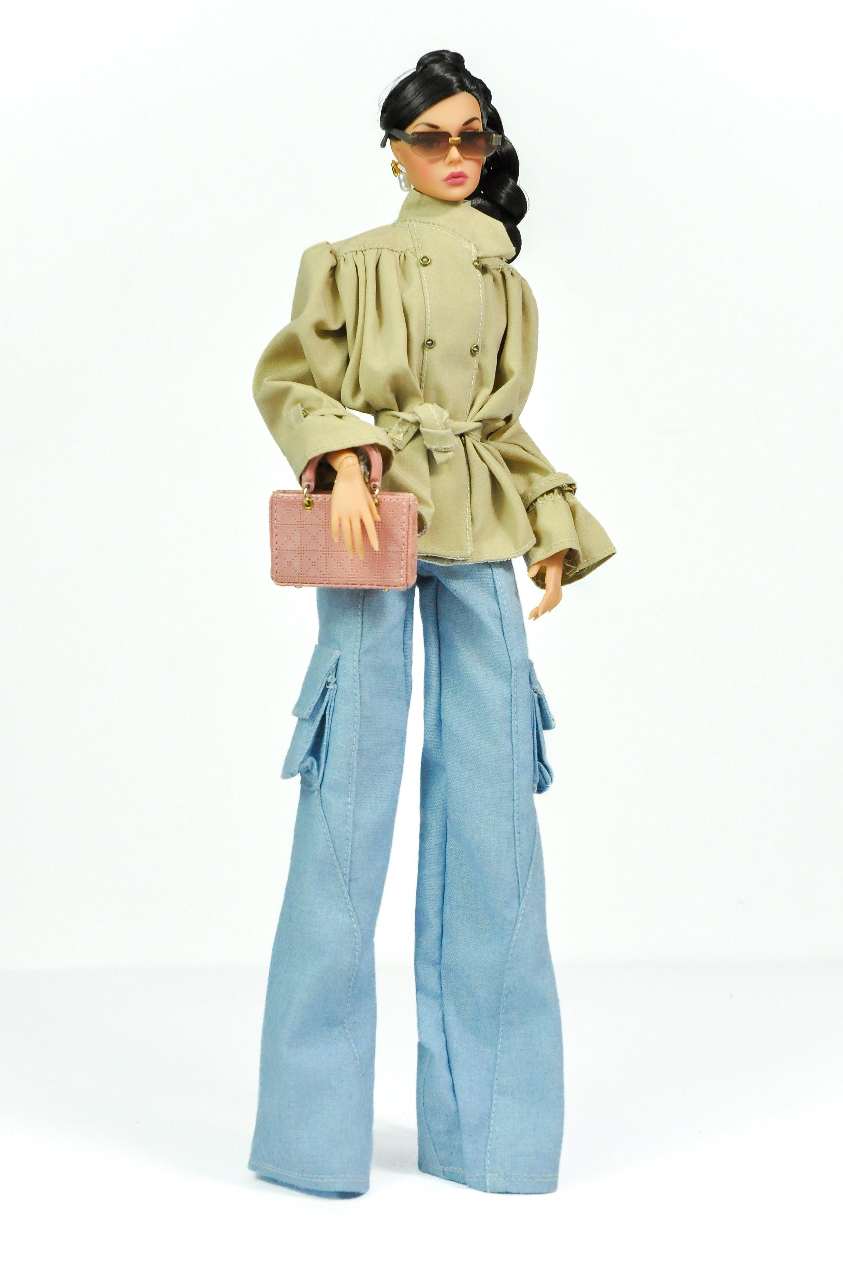 ORDINARY GALS | Casual Chic Cargo Jeans Outfit – 1/6 Scale High Fashion Doll Clothes
