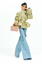 ORDINARY GALS | Casual Chic Cargo Jeans Outfit – 1/6 Scale High Fashion Doll Clothes