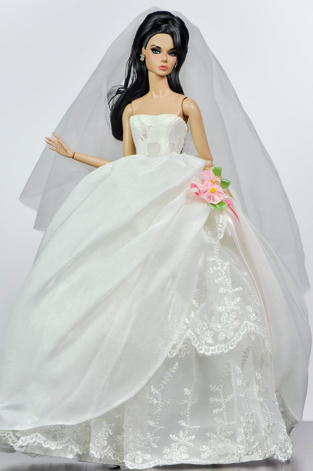 HAUTE | BRIDAL WHISPER | OOAK Wedding Gown for Fashion Royalty 6.0 Doll