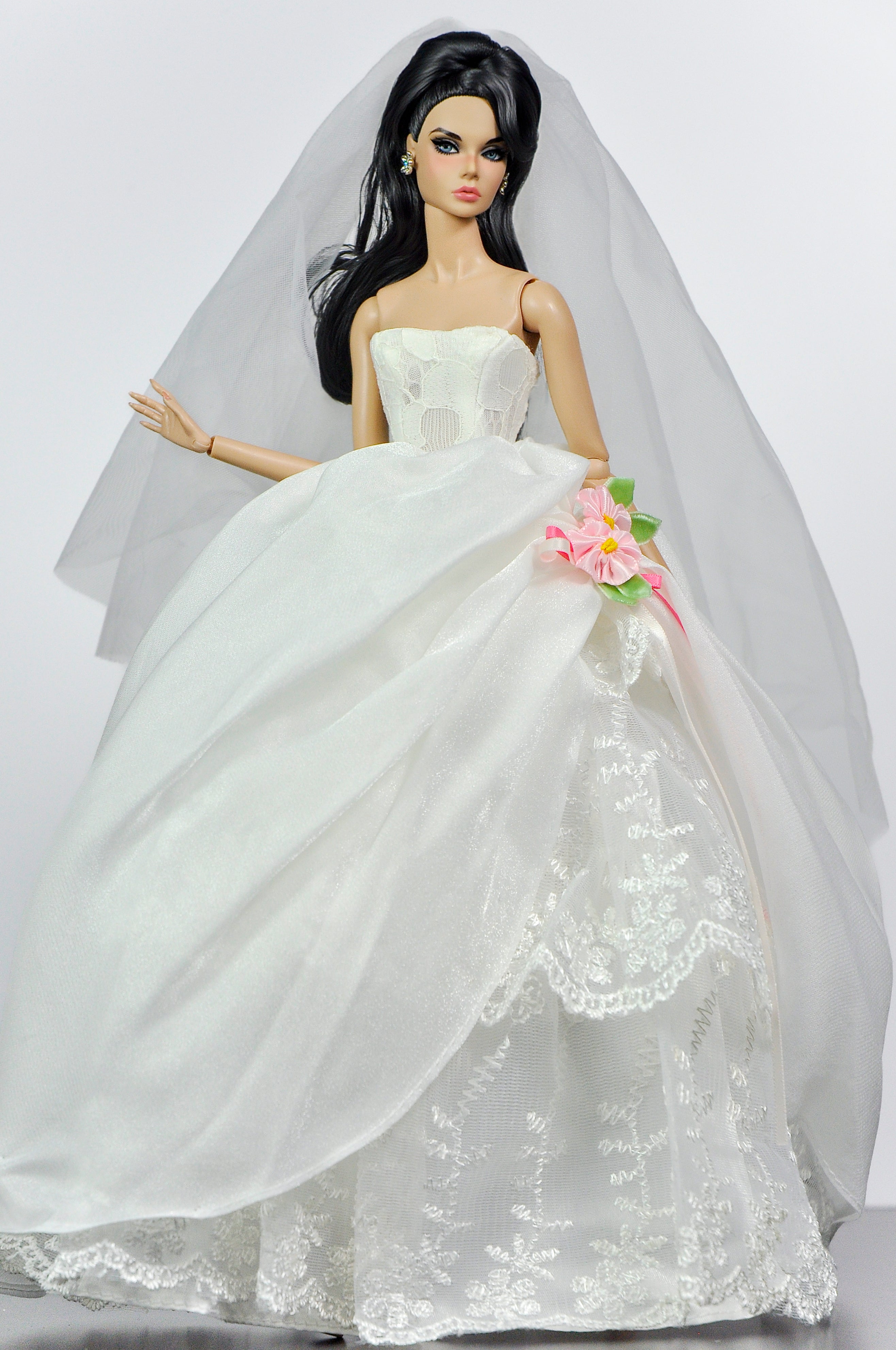 HAUTE | BRIDAL WHISPER | OOAK Wedding Gown for Fashion Royalty 6.0 Doll
