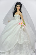 HAUTE | BRIDAL WHISPER | OOAK Wedding Gown for Fashion Royalty 6.0 Doll