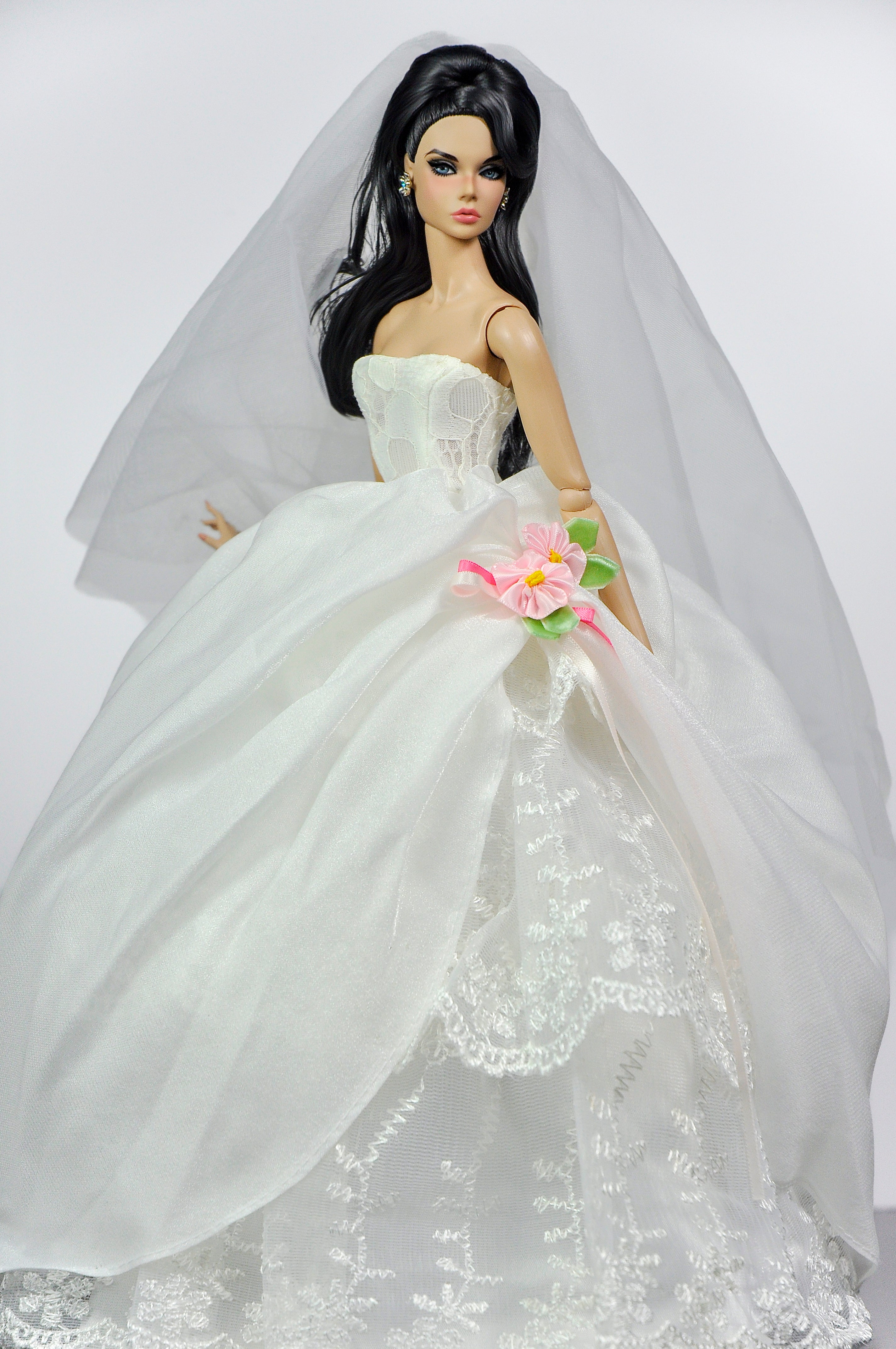 HAUTE | BRIDAL WHISPER | OOAK Wedding Gown for Fashion Royalty 6.0 Doll