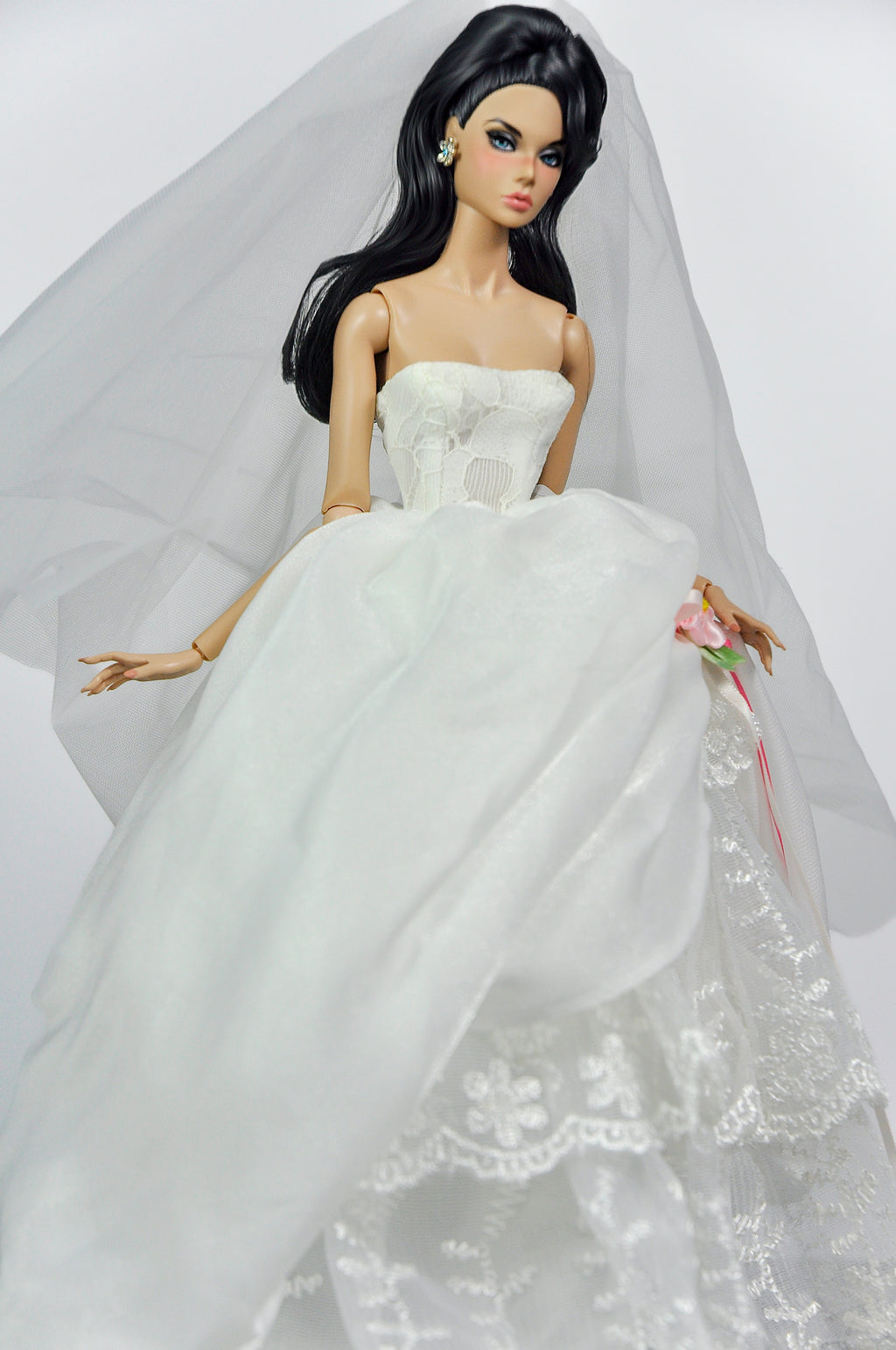 HAUTE | BRIDAL WHISPER | OOAK Wedding Gown for Fashion Royalty 6.0 Doll