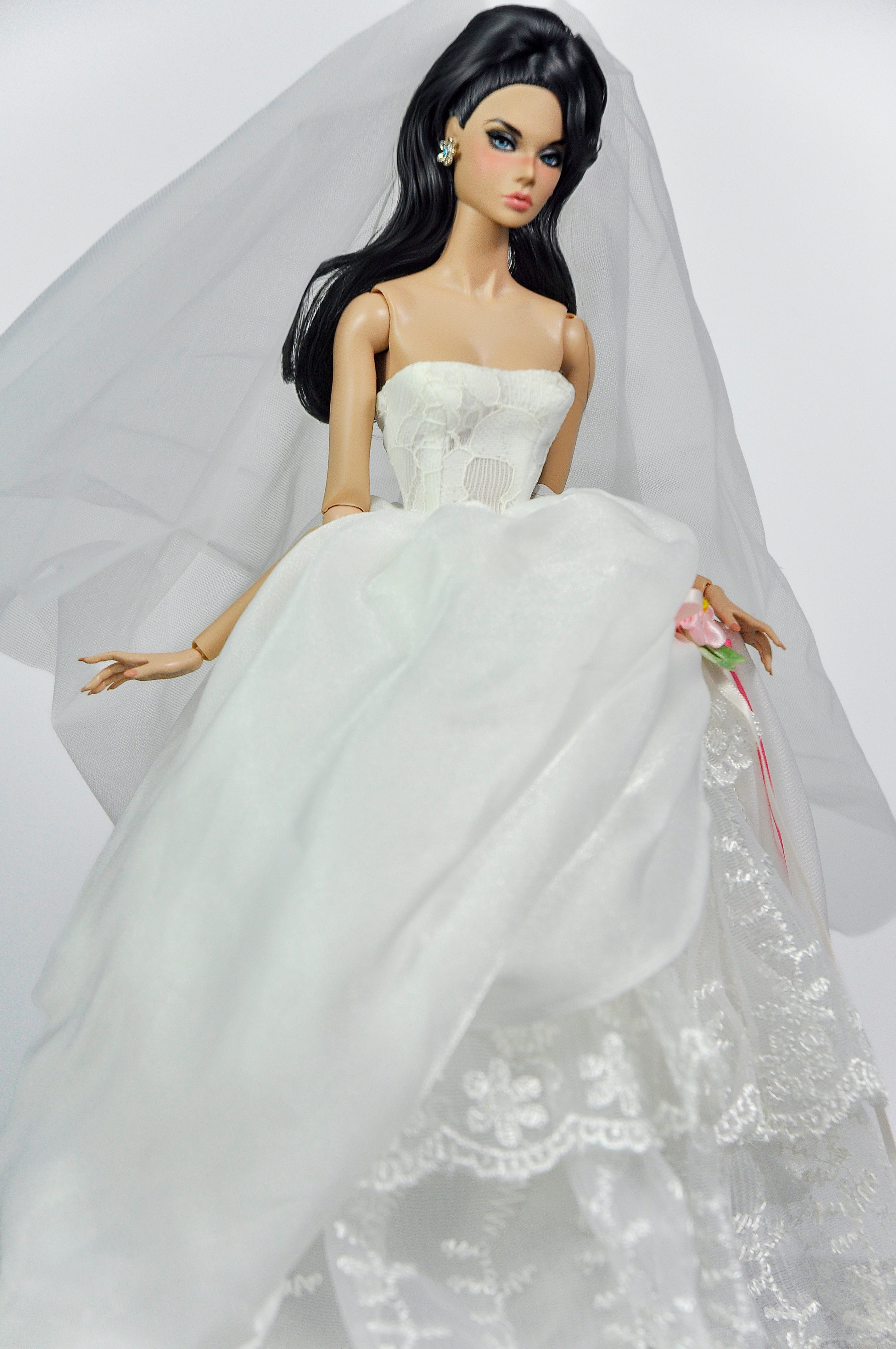 HAUTE | BRIDAL WHISPER | OOAK Wedding Gown for Fashion Royalty 6.0 Doll