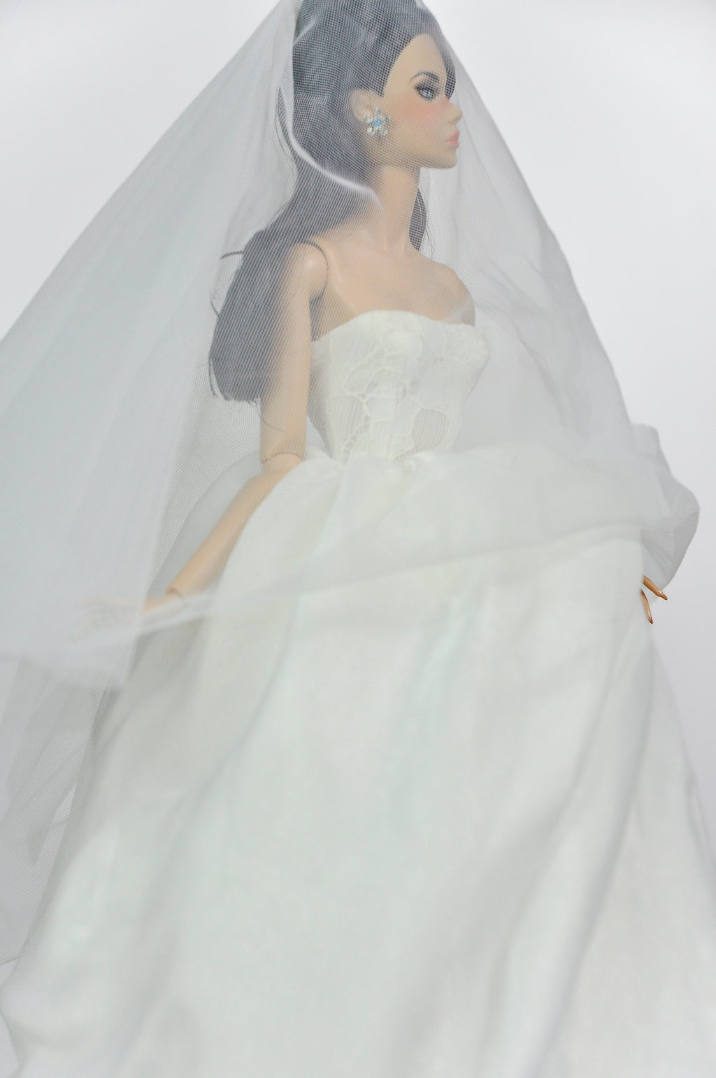 HAUTE | BRIDAL WHISPER | OOAK Wedding Gown for Fashion Royalty 6.0 Doll