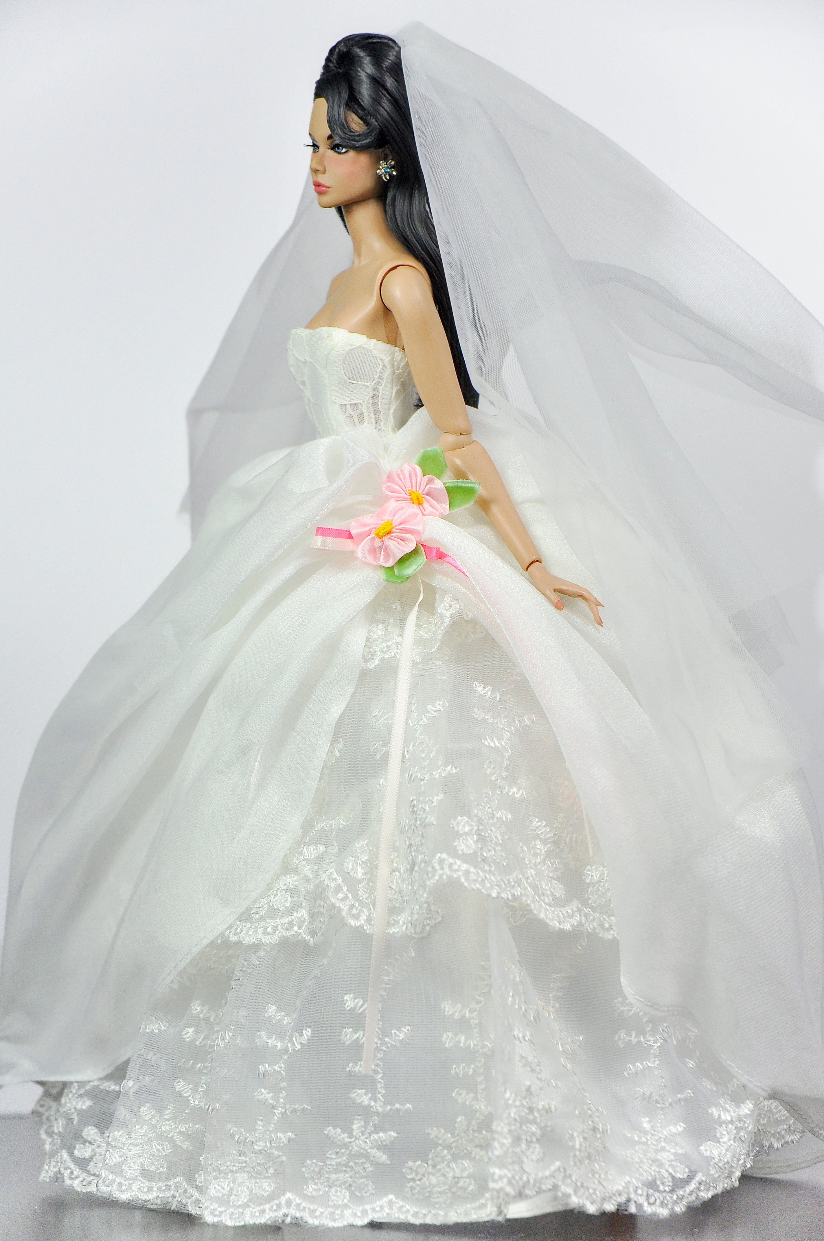 HAUTE | BRIDAL WHISPER | OOAK Wedding Gown for Fashion Royalty 6.0 Doll
