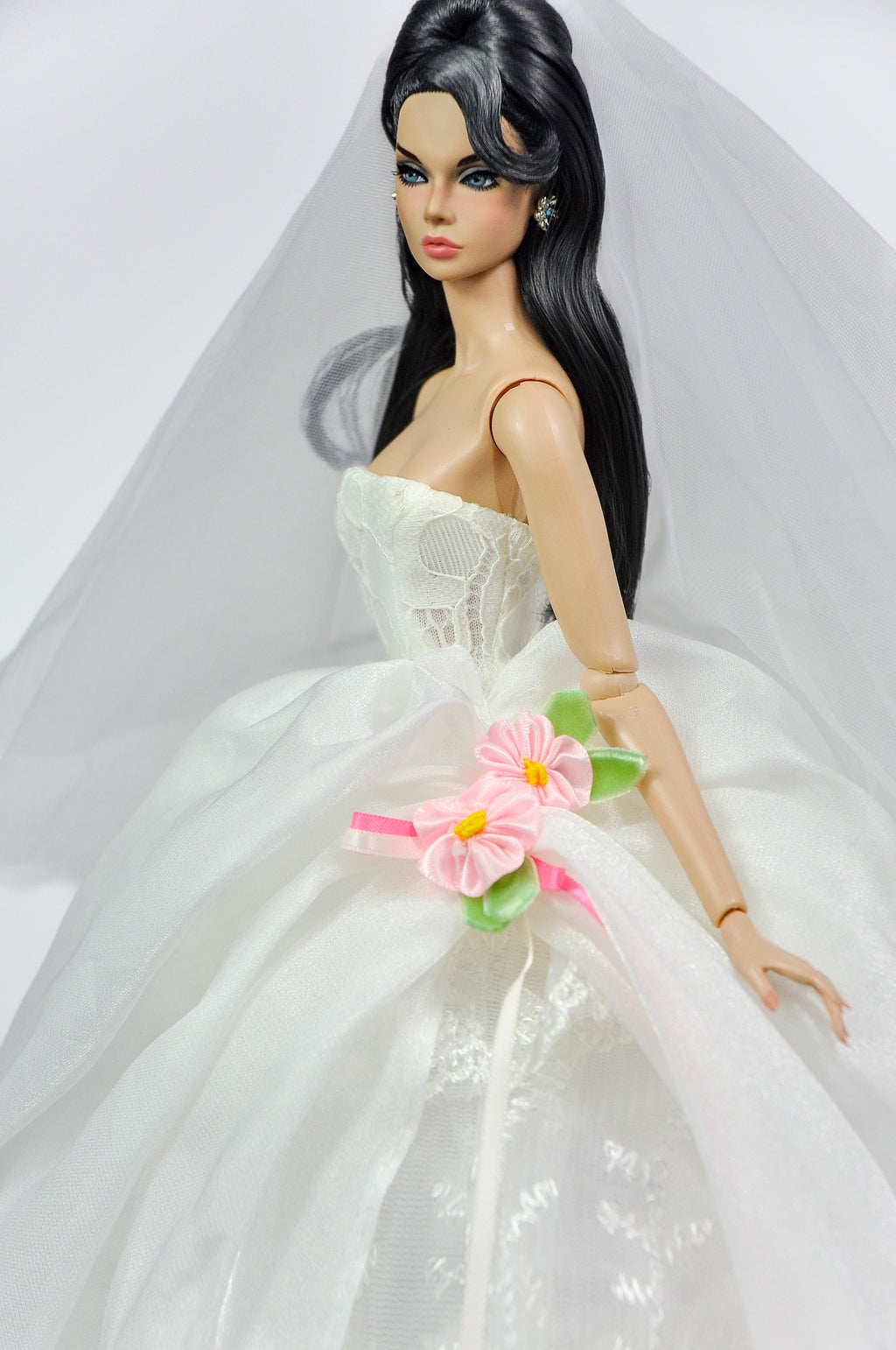 HAUTE | BRIDAL WHISPER | OOAK Wedding Gown for Fashion Royalty 6.0 Doll