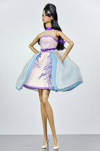 HAUTE | DREAM STATIC | OOAK Pastel Couture Dress for Fashion Royalty 6.0 Doll