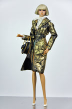 CULINARY CAPTIVATING | Parisian Bow Blouse & Tweed Mini Skirt Set for Fashion Royalty Dolls | 1/6 Scale Doll Clothes by Plastik Tiara