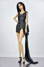BASIC | Glitter Mini Dress Collection for 1/6 Scale Fashion Dolls – Handmade Couture Set – Fits Integrity Toys, Fashion Royalty & Similar Dolls