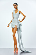 BASIC | Glitter Mini Dress Collection for 1/6 Scale Fashion Dolls – Handmade Couture Set – Fits Integrity Toys, Fashion Royalty & Similar Dolls