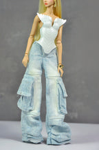 AURA COLLECTION | (TOP ONLY) Swan Sculpt Body Shield for 1/6 Fashion doll clothes