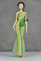 HAUTE | Lime Sorbet Beaded Column Gown for 1/6 Scale Fashion Doll