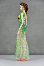 HAUTE | Lime Sorbet Beaded Column Gown for 1/6 Scale Fashion Doll