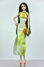 QIPAO | 1/6 Scale Qipao Dress - Handmade Chinese Cheongsam Gown for Fashion Dolls - Zipper Closure - Fits Fashion Royalty, Poppy Parker, Integrity Toys, Similar 12 Inch Dolls (Copy)