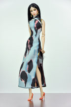 QIPAO | 1/6 Scale Qipao Dress - Handmade Chinese Cheongsam Gown for Fashion Dolls - Zipper Closure - Fits Fashion Royalty, Poppy Parker, Integrity Toys, Similar 12 Inch Dolls