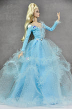 BASIC | Celestial Whisper Tulle Ball Gown  Fantasy Couture 1/6 Scale Fashion Doll Clothes