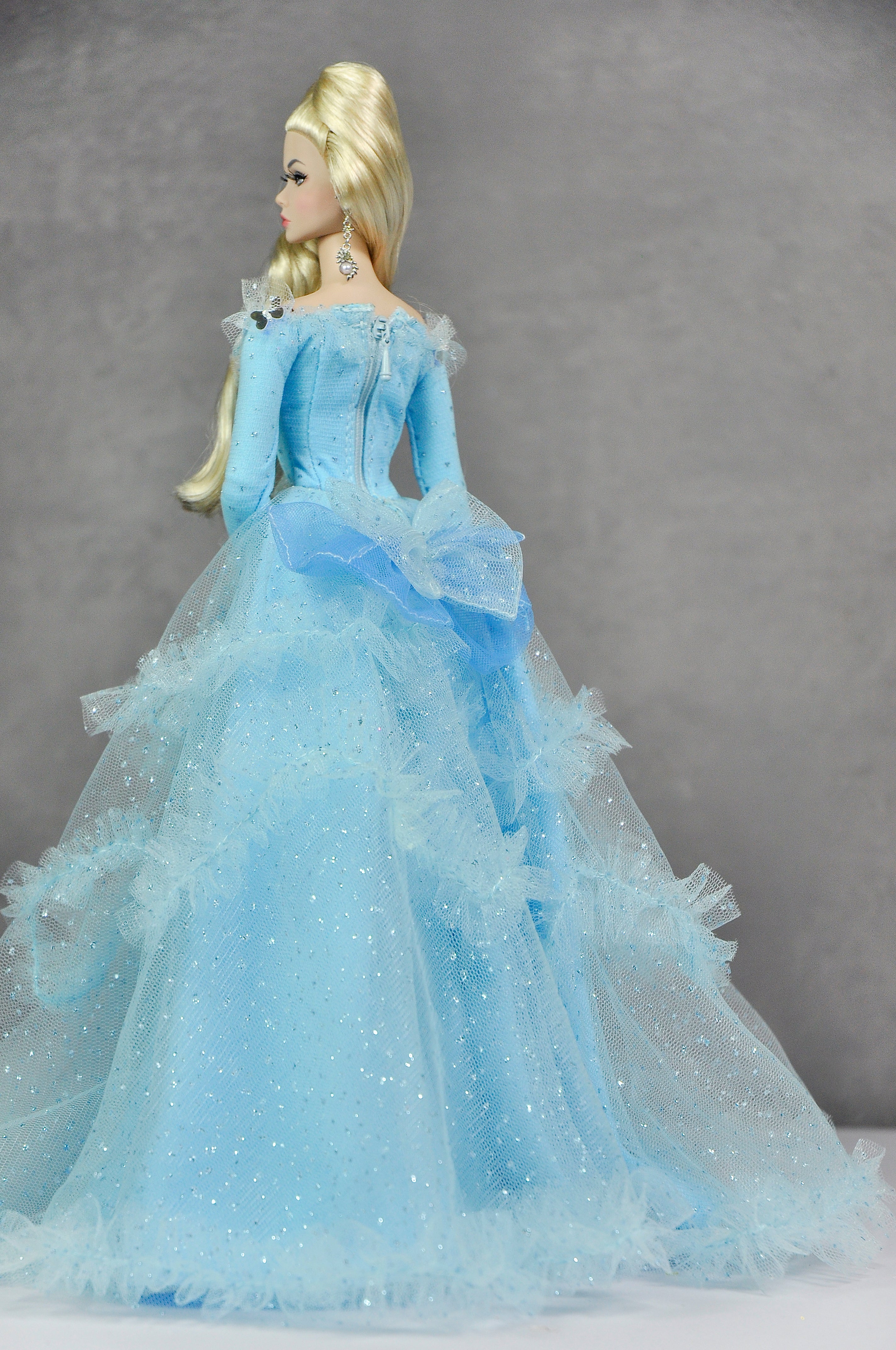BASIC | Celestial Whisper Tulle Ball Gown  Fantasy Couture 1/6 Scale Fashion Doll Clothes
