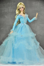 BASIC | Celestial Whisper Tulle Ball Gown  Fantasy Couture 1/6 Scale Fashion Doll Clothes
