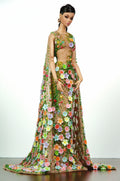 OOAK | Garden of Eden Haute Couture Gown for 1/6 Fashion Royalty Dolls - Floral Beaded Fantasy Dress