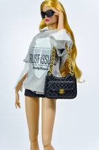 1/6 BAG | Luxury 1/6 Scale Handbag for 1/6 fashion doll Clothes | Mini Designer Bag for 12” Dolls | Collector Doll Accessories