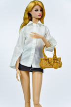 1/6 BAG | Luxury 1/6 Scale Handbag for 1/6 fashion doll Clothes | Mini Designer Bag for 12” Dolls | Collector Doll Accessories