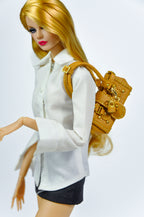 1/6 BAG | Luxury 1/6 Scale Handbag for 1/6 fashion doll Clothes | Mini Designer Bag for 12” Dolls | Collector Doll Accessories