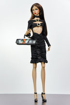1/6 BAG | 1/6 Scale Miniature "Collage Punk" Long Handbag — BY PLASTIKTIARA