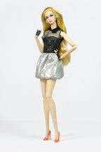 Pink Friday – Silver Bubble Dress (1/6 Scale)