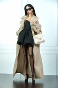 .ORDINARY GIRL | Cocktail Dress & Trench Coat Set | Fashion Royalty Doll Clothes | 1/6 Scale Outfit | Plastiktiara