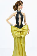 OOAK | HALLOWEEN GALA - Black & green evening gown for Fashion Royalty doll clothes FR 6.0